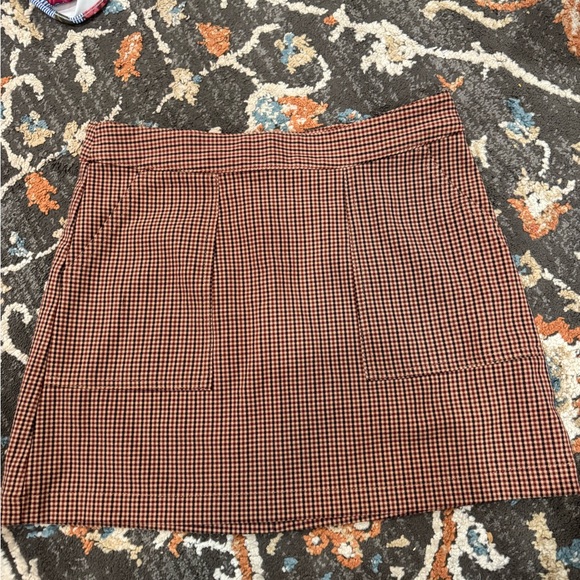 a new day Dresses & Skirts - A New Day Brown Plaid Mini Skirt Women’s Size Small Brown Tan